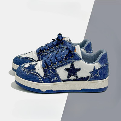 Πλατφόρμα Casual Canvas White Star Γυναικεία αθλητικά παπούτσια Γυναικεία αθλητικά παπούτσια Vulcanize Running Fashion Patchwork Γυναικεία παπούτσια