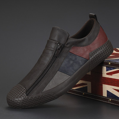 2022 Νέα Μόδα Πράσινα Ανδρικά Βουλκανιζέ Παπούτσια Αναπνεύσιμα Δερμάτινα Μοκασίνια Ανδρικά Αθλητικά Παπούτσια Αθλητικά Σχεδιαστικά Ανδρικά Flats zapatos de hombre