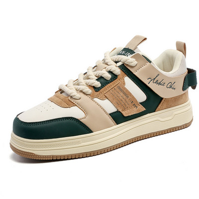 Kevad-sügis Pruunid Tursked meeste vabaajajalatsid Mood Kvaliteetsed Disainertossud Meeste Mugavad meeste tossud