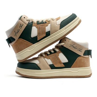 Kevad-sügis Pruunid Tursked meeste vabaajajalatsid Mood Kvaliteetsed Disainertossud Meeste Mugavad meeste tossud