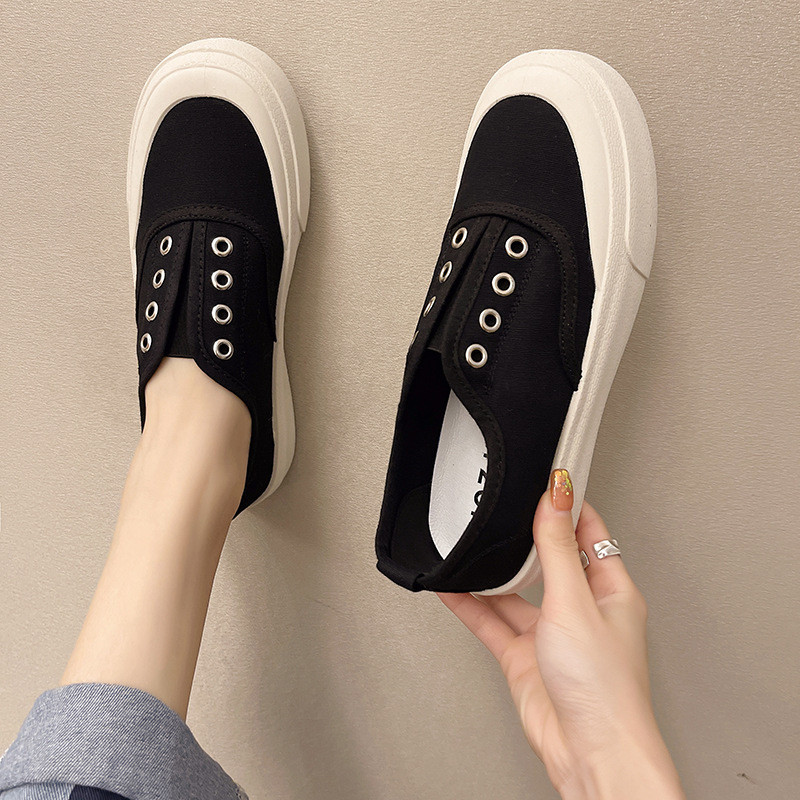 Γυναικεία ανοιξιάτικα καλοκαιρινά πάνινα παπούτσια Νέα τετράγωνα δάχτυλα λεοπάρ τύπωμα καμβά παπούτσια Γυναικεία βουλκανισμένα αθλητικά παπούτσια Houndstooth sneaker Zebra