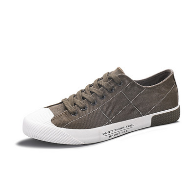 Καυτές εκπτώσεις φθηνά ανδρικά παπούτσια από καμβά Πράσινα καρό Flat παπούτσια Ανδρικά παπούτσια με κορδόνια που αναπνέουν καθημερινά Ανδρικά παπούτσια Espadrilles zapatos hombre