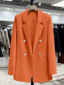 Φθινοπωρινά χειμωνιάτικα ρούχα Γυναικεία 2023 Νέα Μόδα Παλτό Μπουφάν Κορεάτικα Γυναικεία Μακρυμάνικα Μπλουζάκια Μπουφάν Office Lady Blazers Streetwear