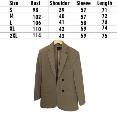 Κορεάτικο γυναικείο σακάκι oversize μαύρο παλτό blazer γυναικεία κομψά εξωτερικά ενδύματα πολυτελείας Κομψό γυναικείο σχεδιαστή κοστούμι γραφείου Overfit