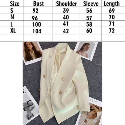 Κορεάτικο γυναικείο σακάκι oversize μαύρο παλτό blazer γυναικεία κομψά εξωτερικά ενδύματα πολυτελείας Κομψό γυναικείο σχεδιαστή κοστούμι γραφείου Overfit