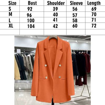 Κορεάτικο γυναικείο σακάκι oversize μαύρο παλτό blazer γυναικεία κομψά εξωτερικά ενδύματα πολυτελείας Κομψό γυναικείο σχεδιαστή κοστούμι γραφείου Overfit