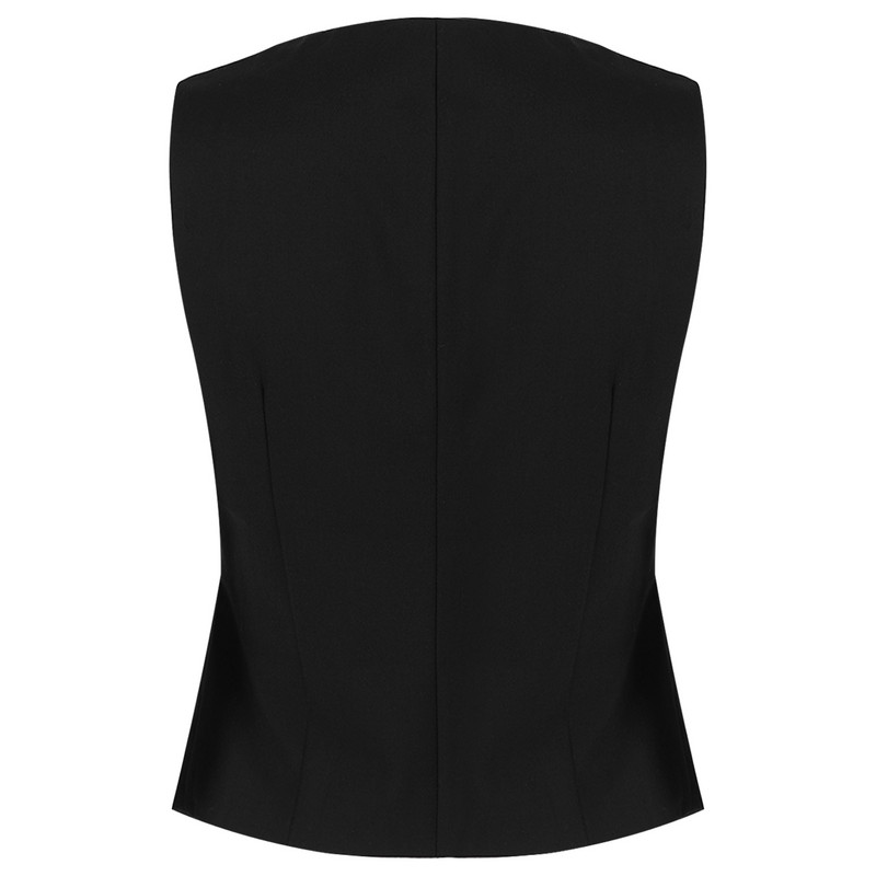 Ženski prsluci OL stil Svečana odjeća Prsluk bez rukava na kopčanje Elegantna uredska ženska klasična odijela Prsluk Radna odjeća Mujer