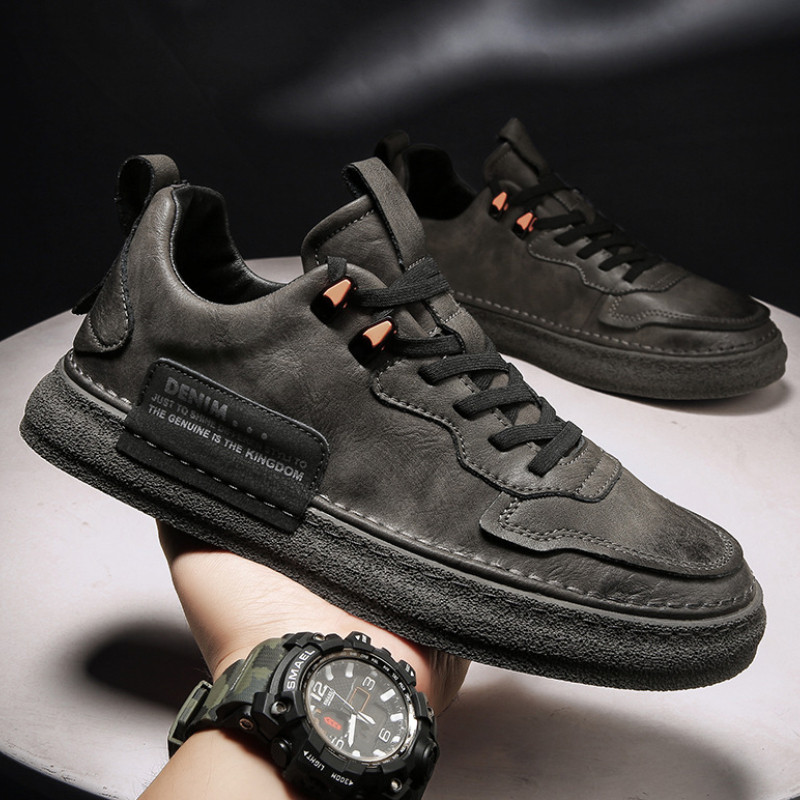 2022. aasta uued Pu veekindlad tossud, vanad vabaaja korea pitsilised, lamedad spordijalatsid, õues käimine, jalanõud Zapatillas Hombre