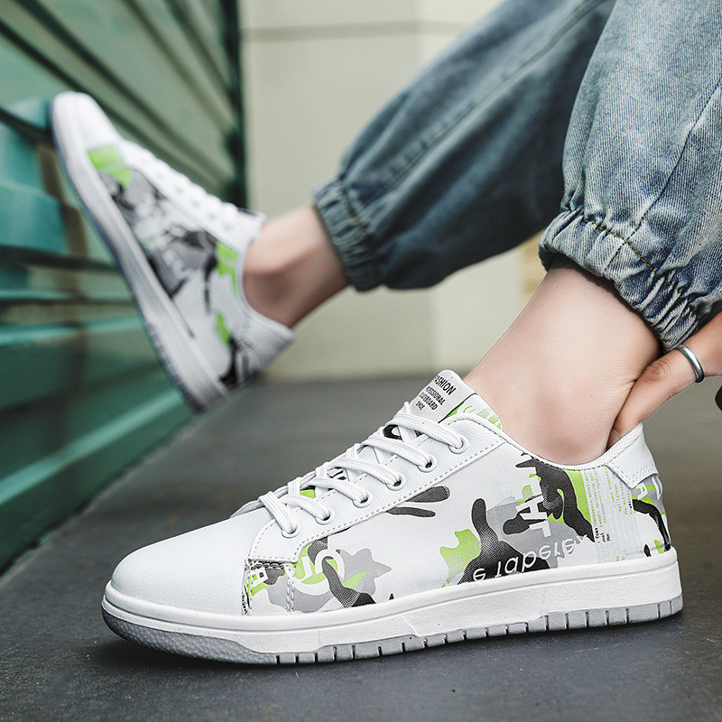 Nove modne muške tenisice s grafitima za 2022., velika veličina 47, prozračne PU ležerne cipele, muške ravne cipele, niske uniseks tenisice, muške basket homme