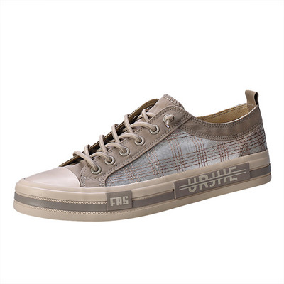 Μόδα καλοκαιρινά μπλε ανδρικά παπούτσια από καμβά Επίπεδα αθλητικά παπούτσια που αναπνέουν Ανδρικά ελαφριά βουλκανιζέ αθλητικά παπούτσια Άνδρας zapatillas