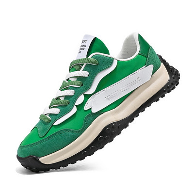 Kevadmood oranži platvormiga tossud, meeste välisjalatsid, hingavad jalanõud, meeste vabaaja tossud Zapatillas Hombre 2023