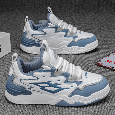 Hot Selling Ανδρικά Παπούτσια Πολυτελή Ανδρικά Αθλητικά Παπούτσια Casual Δερμάτινη Παχιά Σόλα Περπάτημα Skateboard Αθλητικά Παπούτσια Τένις Προπόνηση Loafers