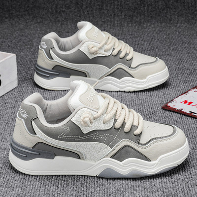 Hot Selling Ανδρικά Παπούτσια Πολυτελή Ανδρικά Αθλητικά Παπούτσια Casual Δερμάτινη Παχιά Σόλα Περπάτημα Skateboard Αθλητικά Παπούτσια Τένις Προπόνηση Loafers