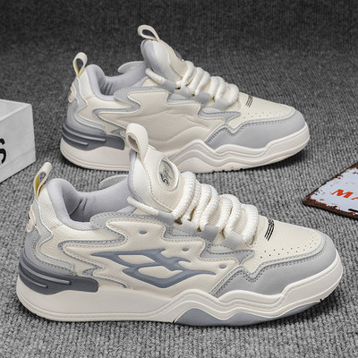 Hot Selling Ανδρικά Παπούτσια Πολυτελή Ανδρικά Αθλητικά Παπούτσια Casual Δερμάτινη Παχιά Σόλα Περπάτημα Skateboard Αθλητικά Παπούτσια Τένις Προπόνηση Loafers