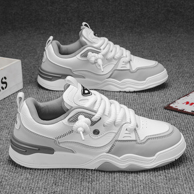 Hot Selling Ανδρικά Παπούτσια Πολυτελή Ανδρικά Αθλητικά Παπούτσια Casual Δερμάτινη Παχιά Σόλα Περπάτημα Skateboard Αθλητικά Παπούτσια Τένις Προπόνηση Loafers