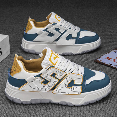 Hot Selling Ανδρικά Παπούτσια Πολυτελή Ανδρικά Αθλητικά Παπούτσια Casual Δερμάτινη Παχιά Σόλα Περπάτημα Skateboard Αθλητικά Παπούτσια Τένις Προπόνηση Loafers