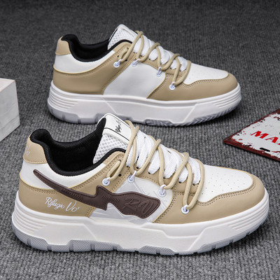 Hot Selling Ανδρικά Παπούτσια Πολυτελή Ανδρικά Αθλητικά Παπούτσια Casual Δερμάτινη Παχιά Σόλα Περπάτημα Skateboard Αθλητικά Παπούτσια Τένις Προπόνηση Loafers