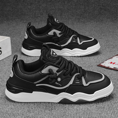 Hot Selling Ανδρικά Παπούτσια Πολυτελή Ανδρικά Αθλητικά Παπούτσια Casual Δερμάτινη Παχιά Σόλα Περπάτημα Skateboard Αθλητικά Παπούτσια Τένις Προπόνηση Loafers