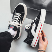 Uued jalanõud meestele Canvas vabaajajalatsid Spring Flat rula Vulcanized Shoes Youth Cool tossud