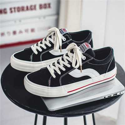 Uued jalanõud meestele Canvas vabaajajalatsid Spring Flat rula Vulcanized Shoes Youth Cool tossud