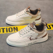 Ανδρικά παπούτσια Casual Sneakers Παπούτσια μόδας Lace Up Επίπεδα αθλητικά παπούτσια για τρέξιμο Κορεατική πλατφόρμα με στρογγυλά δάχτυλα Zapatillas Hombre