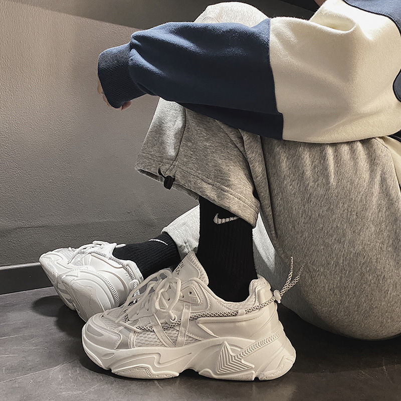 Trend debele tenisice Muške mrežaste prozračne ležerne tenisice Muške tenisice za par Ženske lagane udobne vulkanizirane cipele