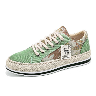 2023. aasta uued meeste vabaajajalatsid Lõuendkingad Paeltossud Hingavad meeste lamedad jalanõud Meeste vulkaniseeritud kingad Trend Zapatillas Hombre