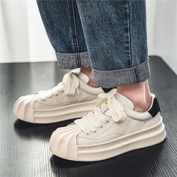 sneakers Ανδρικά παπούτσια Casual Μόδα σε σχήμα κοχυλιού παπούτσια που διαλύουν δάχτυλα ανδρικά κορεατικά αθλητικά παπούτσια νέα Japan Casual παπούτσια