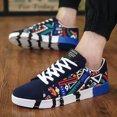 Zapatillas Hombre vabaajajalatsid meestele Mood Uued trükitossud Mugavad lamedad vulkaniseeritud kingad Dropshipping Tenis Masculino