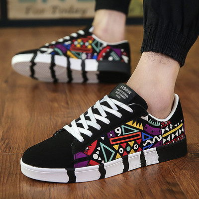 Zapatillas Hombre vabaajajalatsid meestele Mood Uued trükitossud Mugavad lamedad vulkaniseeritud kingad Dropshipping Tenis Masculino