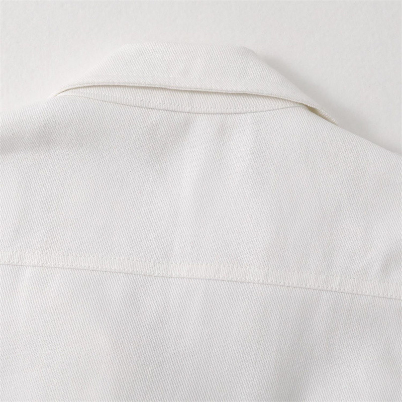 2023 Νέο γυναικείο τζιν τζιν μπουφάν μόδας Άνοιξη Καλοκαιρινό φερμουάρ Λευκό αμάνικο φανελάκι Γυναικείο τζιν παλτό