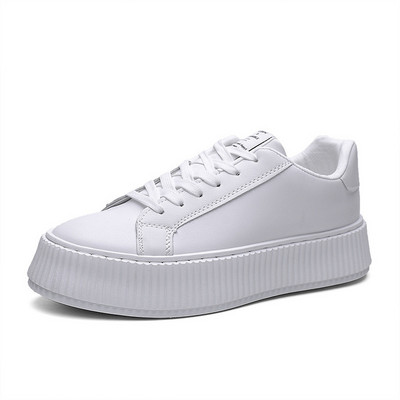 Άνοιξη/Φθινόπωρο casual παπούτσια για άνδρες Παπούτσια για τρέξιμο Student Fashion Board Παπούτσια Δερμάτινα άνετα Μαύρα Ανδρικά παπούτσια