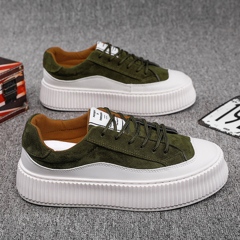 Άνοιξη/Φθινόπωρο casual παπούτσια για άνδρες Παπούτσια για τρέξιμο Student Fashion Board Παπούτσια Δερμάτινα άνετα Μαύρα Ανδρικά παπούτσια