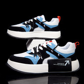 Μόδα πάνινα παπούτσια με χοντρό κάτω μέρος για άντρες Χαμηλό τοπ με κορδόνια skateboard Ανδρικά παπούτσια για άντρες εξωτερικού χώρου Αθλητικά παπούτσια Tenis Masculino