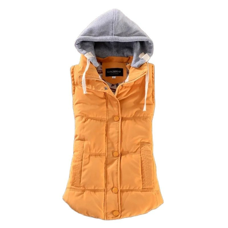 Γυναικείο φθινοπωρινό χειμερινό γιλέκο παντός τύπου Νέο εξωτερικό ένδυμα Γιλέκο ζακέτα Γυναικεία κορεάτικη μόδα Λεπτό ροδακινί δέρμα πουπουλένιο βαμβακερό γιλέκο A980