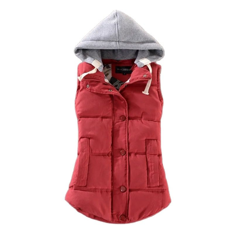 Γυναικείο φθινοπωρινό χειμερινό γιλέκο παντός τύπου Νέο εξωτερικό ένδυμα Γιλέκο ζακέτα Γυναικεία κορεάτικη μόδα Λεπτό ροδακινί δέρμα πουπουλένιο βαμβακερό γιλέκο A980