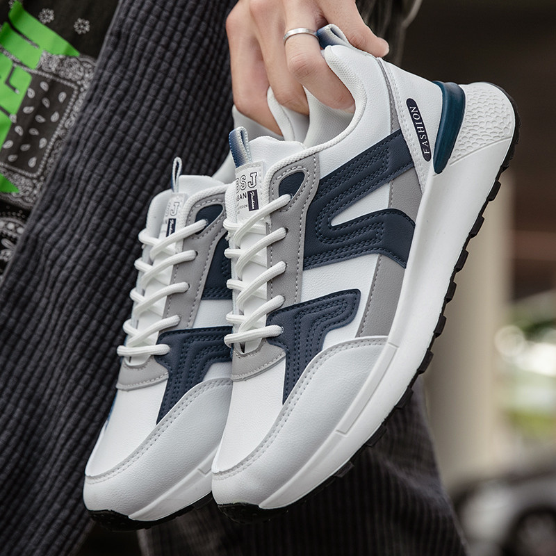 Nahast Meeste Kingad Tossud Trend vabaajajalatsid Itaalia hingav vaba aja meeste tossud libisemiskindlad jalatsid Meeste vulkaniseeritud kingad