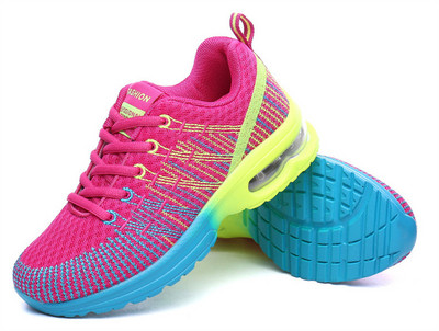 Γυναικεία παπούτσια για περπάτημα μόδας Breathe Comfortable Air Cushion Παπούτσια προπόνησης Casual Lace-Up παπούτσια τένις για τρέξιμο Γυναικεία αθλητικά παπούτσια