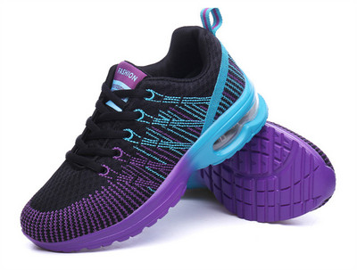 Γυναικεία παπούτσια για περπάτημα μόδας Breathe Comfortable Air Cushion Παπούτσια προπόνησης Casual Lace-Up παπούτσια τένις για τρέξιμο Γυναικεία αθλητικά παπούτσια