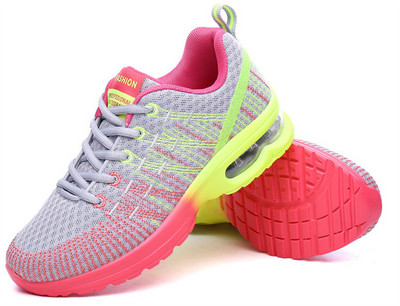 Γυναικεία παπούτσια για περπάτημα μόδας Breathe Comfortable Air Cushion Παπούτσια προπόνησης Casual Lace-Up παπούτσια τένις για τρέξιμο Γυναικεία αθλητικά παπούτσια