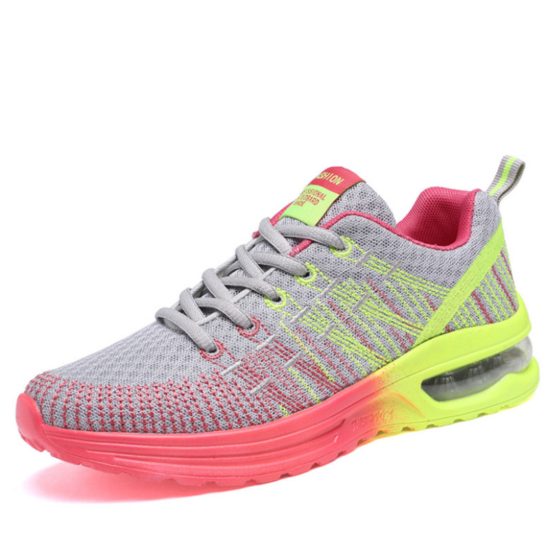 Γυναικεία παπούτσια για περπάτημα μόδας Breathe Comfortable Air Cushion Παπούτσια προπόνησης Casual Lace-Up παπούτσια τένις για τρέξιμο Γυναικεία αθλητικά παπούτσια