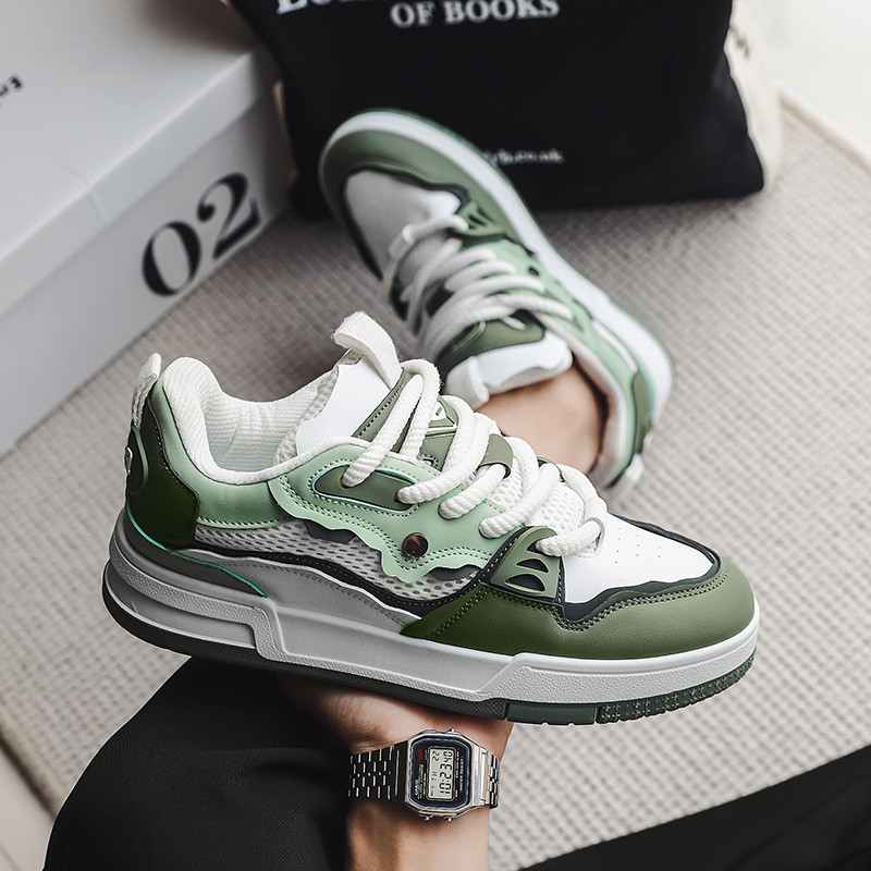 Αθλητικά casual Flat παπούτσια Ανδρικά παπούτσια 2023 Χοντρό πάτο Ανδρικά παπούτσια με κορδόνια Αθλητικά παπούτσια Skateboard Trend Ρετρό ντιζάιν πάνινα παπούτσια Ανδρικά