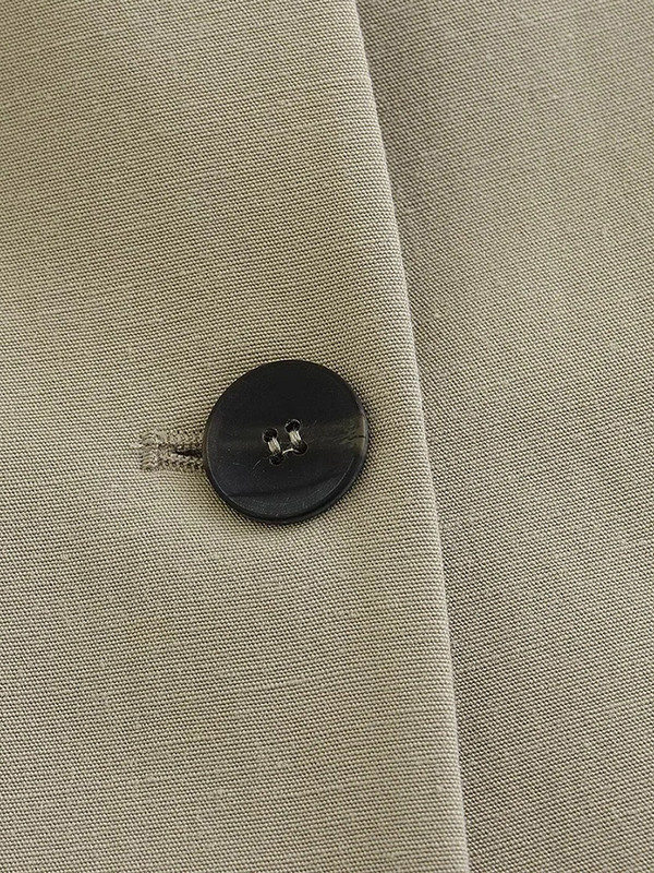 Ženski vintage široki sako dugih rukava Modni laneni sako podijeljenog dizajna Modni ležerni uredski sako High Street sako