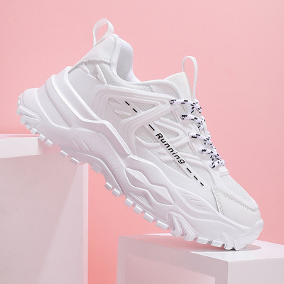 Γυναικεία αθλητικά παπούτσια τρεξίματος με φθορίζον πράσινο πλέγμα Hot Sale Γυναικεία ελαφριά ανδρικά γυμναστήρια Παπούτσια μόδας Breathable αθλητικά παπούτσια Γυναικεία