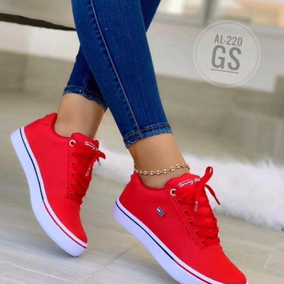 Pantofi sport pentru femei 2023, pantofi sport plati, ocazional, tendință de toamnă, pantofi sport cu șireturi, de lux, de culoare solidă