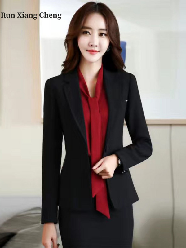 Γυναικεία blazers Νέο προϊόν το φθινόπωρο του 2023 Δωρεάν αποστολή Παλτό casual suit, μονόχρωμο γυναικείο παλτό Commuting