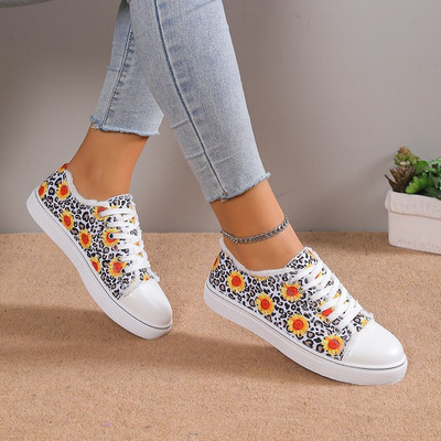 Naiste prinditud lõuendist kingad ümmargused pea suured mugavad lamedad, paeltega vabaaja kerged tossud Zapatilla Deportiva Mujer