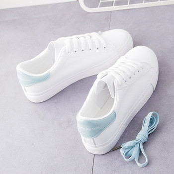 Бели дамски обувки Модни ежедневни дамски обувки 2023 г. Нови дамски спортни обувки Дамски нехлъзгащи се обувки Zapatos Para Mujeres