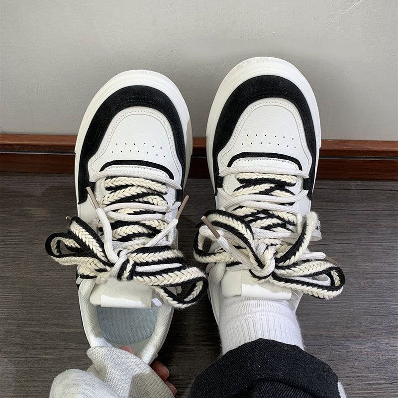 Λευκή Γυναικεία Πλατφόρμα Αθλητικά Παπούτσια Αθλητικά Παπούτσια Kawaii Vintage Vulcanize Casual Κορεάτικη μόδα Harajuku Tennis Γυναικεία διαμερίσματα