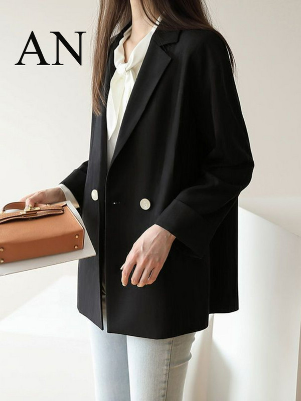 Άνοιξη Νέο σε Εξωτερικά Ρούχα Γυναικεία Μονό Κουμπί Casual Λευκό Μπουφάν Cropped Blazer Blazer για Γυναικείο Μπουφάν Γυναικείο Oversize